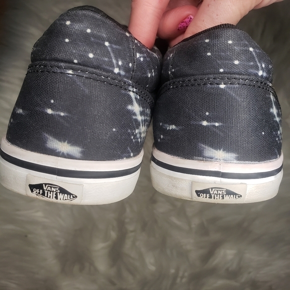 BLACK GALAXY LOW TOP VANS - Picture 6 of 8